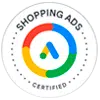 Selo Certificado Google Shopping Ads - ROI Digital Agência de Marketing Digital em Londrina