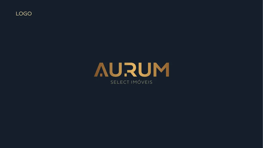 Logotipo de marca em fundo escuro, em manual de marca da ROI Digital